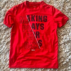 Reebok Kids Bold Red Playful Tee